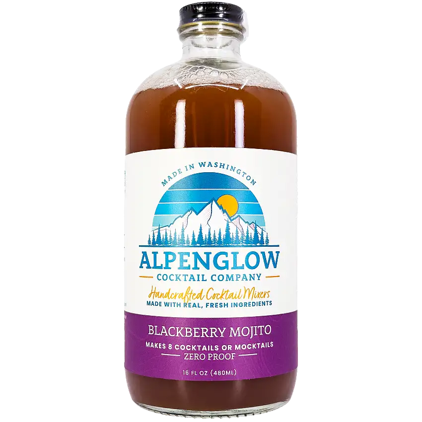 Alpenglow Cocktail Company Blackberry Mojito Syrup, Washington