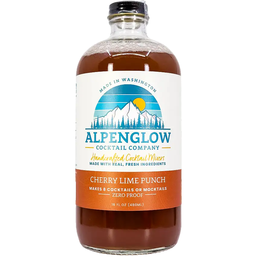 Alpenglow Cocktail Company Cherry Lime Punch Syrup, Washington