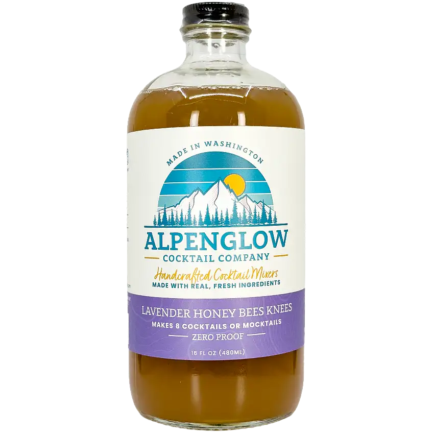 Alpenglow Cocktail Company Lavender Honey Bees Knees Cocktail Mix, Washington