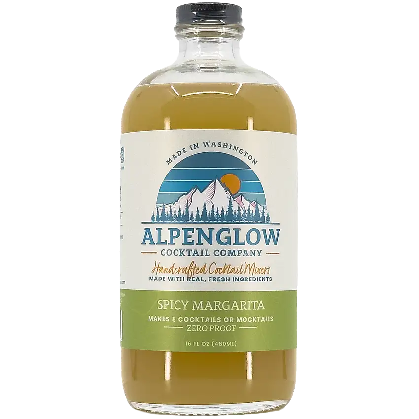 Alpenglow Cocktail Company Spicy Margarita Syrup, Washington