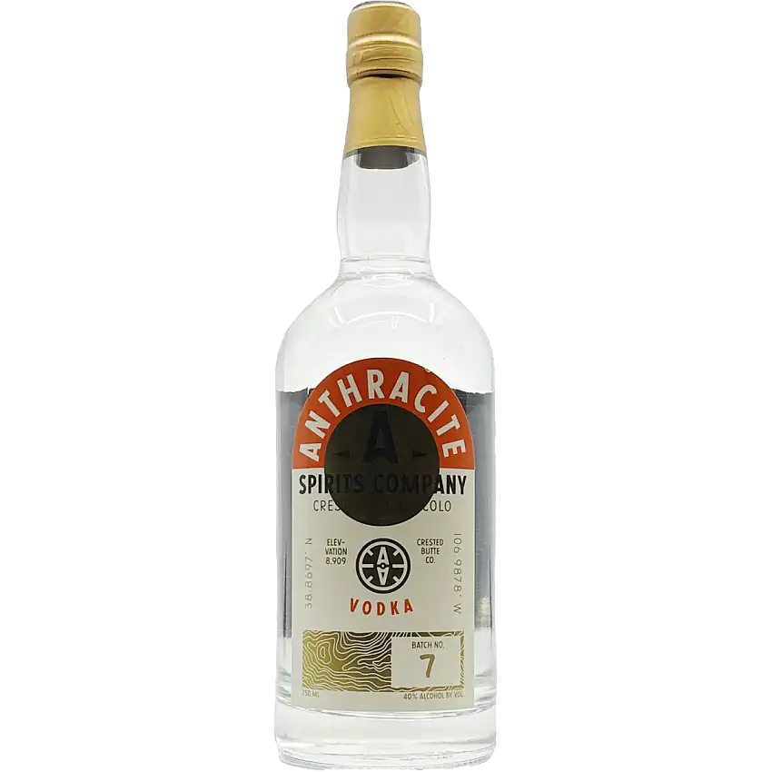 Anthracite Spirits Vodka, Colorado