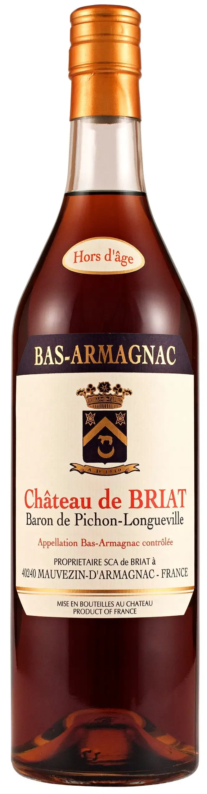 Ch Teau De Briat Armagnac Hors D Age Chateau Spirit Premium