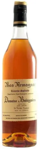 Domaine Boingn Res Armagnac Reserve Speciale Boingneres