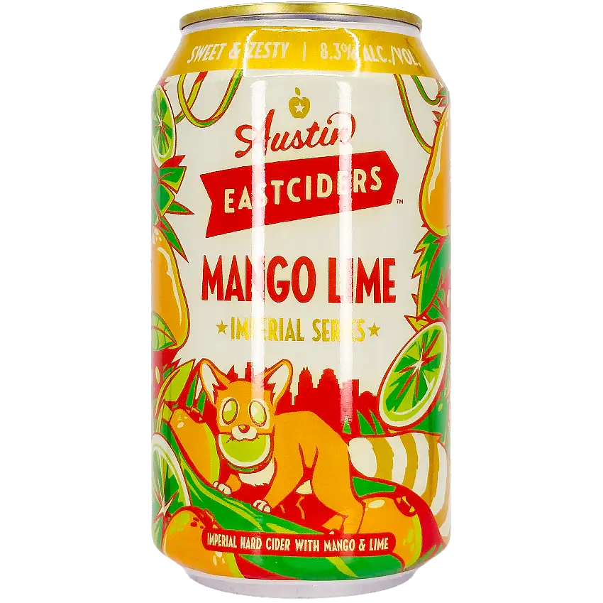 Austin Eastciders Imperial Mango Lime Cider, Texas