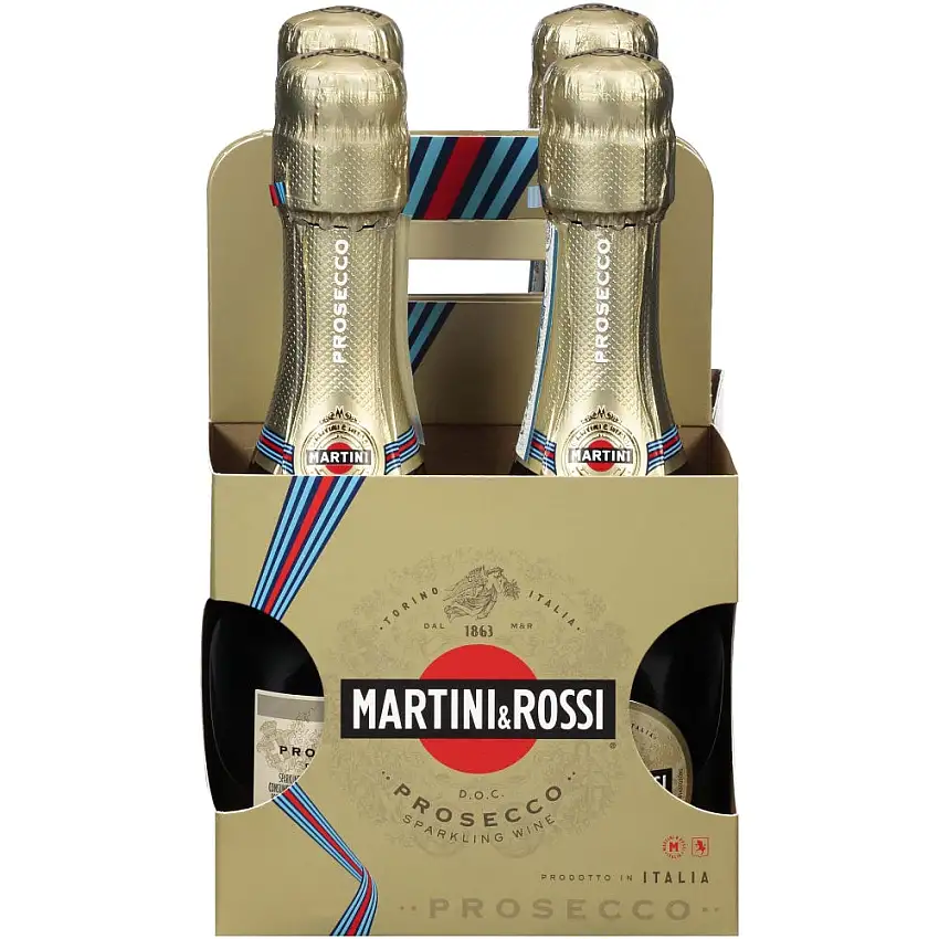 Martini & Rossi Sparkling Prosecco 187mL 4pack