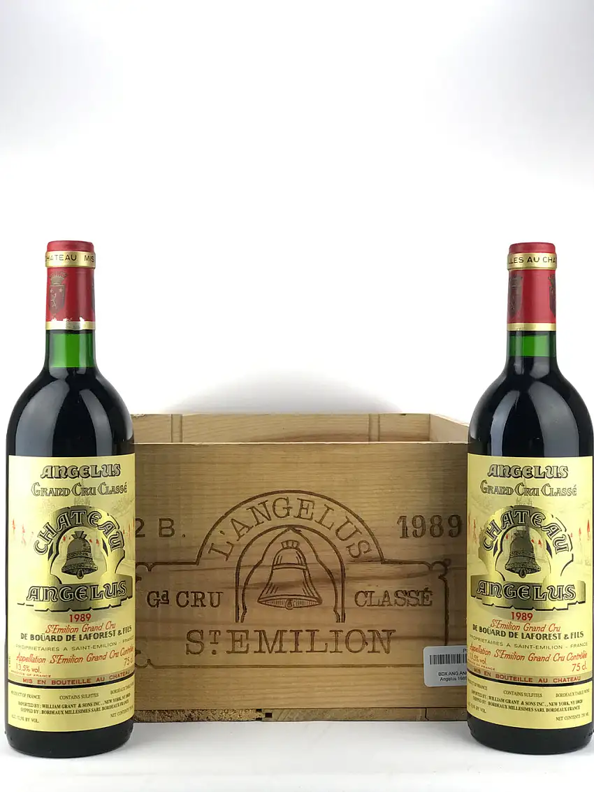 1989 Chateau Angelus, Saint-Emilion, Case of 12 btls