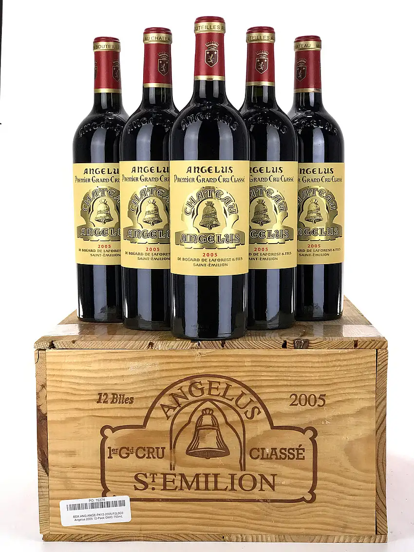 2005 Chateau Angelus, Saint-Emilion, Case of 12 btls
