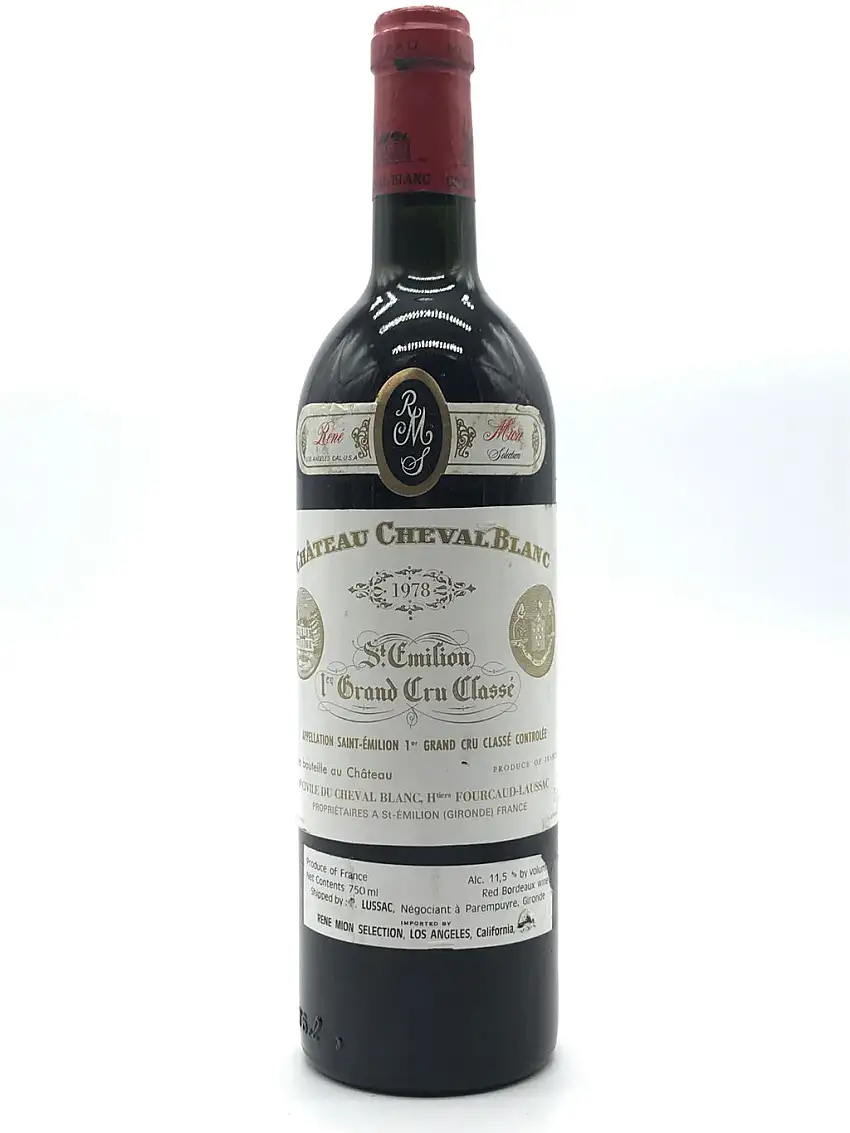 1978 Chateau Cheval Blanc, Saint-Emilion, Bottle (750ml)