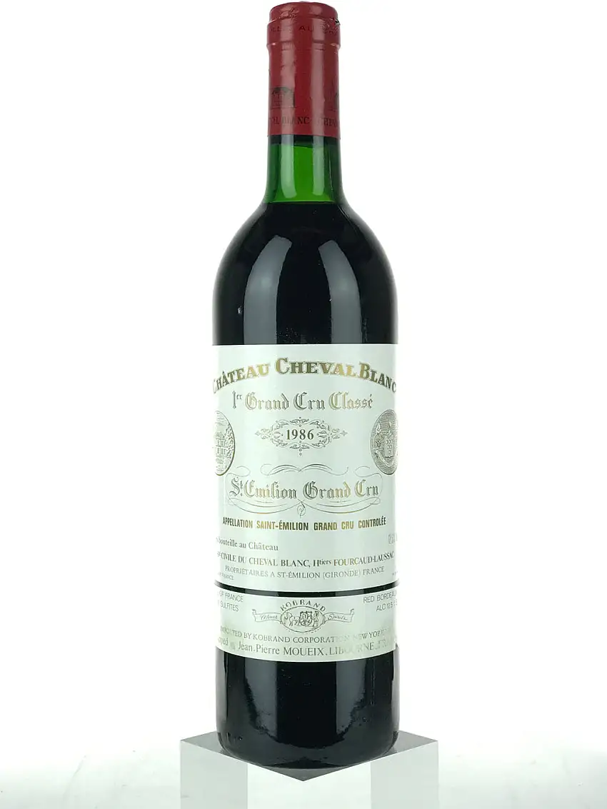 1986 Chateau Cheval Blanc, Saint-Emilion, Bottle (750ml) [Top Shoulder]