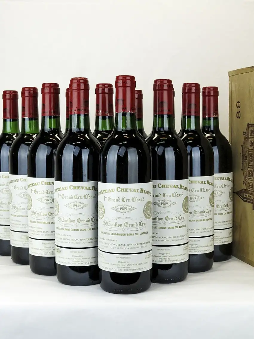 1989 Chateau Cheval Blanc, Saint-Emilion, Case of 12 btls