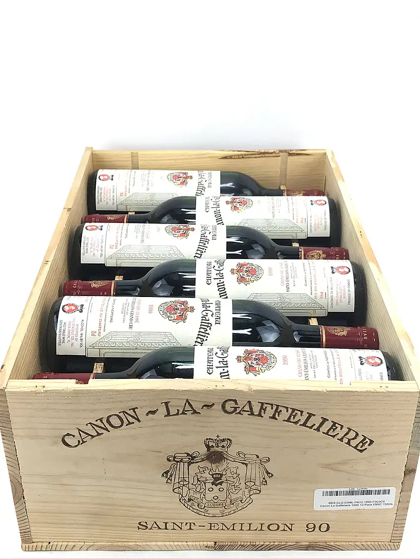 1990 Chateau Canon la Gaffeliere, Saint-Emilion Grand Cru, Case of 12 btls