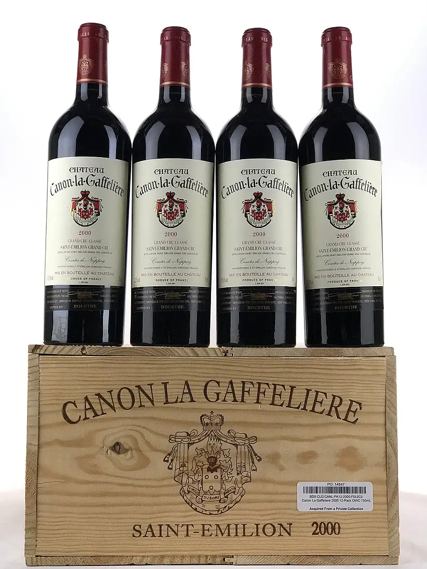 2000 Chateau Canon la Gaffeliere, Saint-Emilion Grand Cru, Case of 12 btls