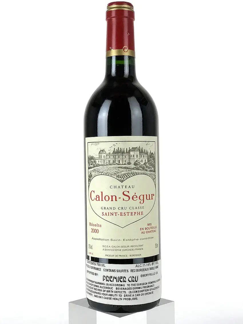2000 Chateau Calon-Segur, Saint-Estephe, Bottle (750ml)