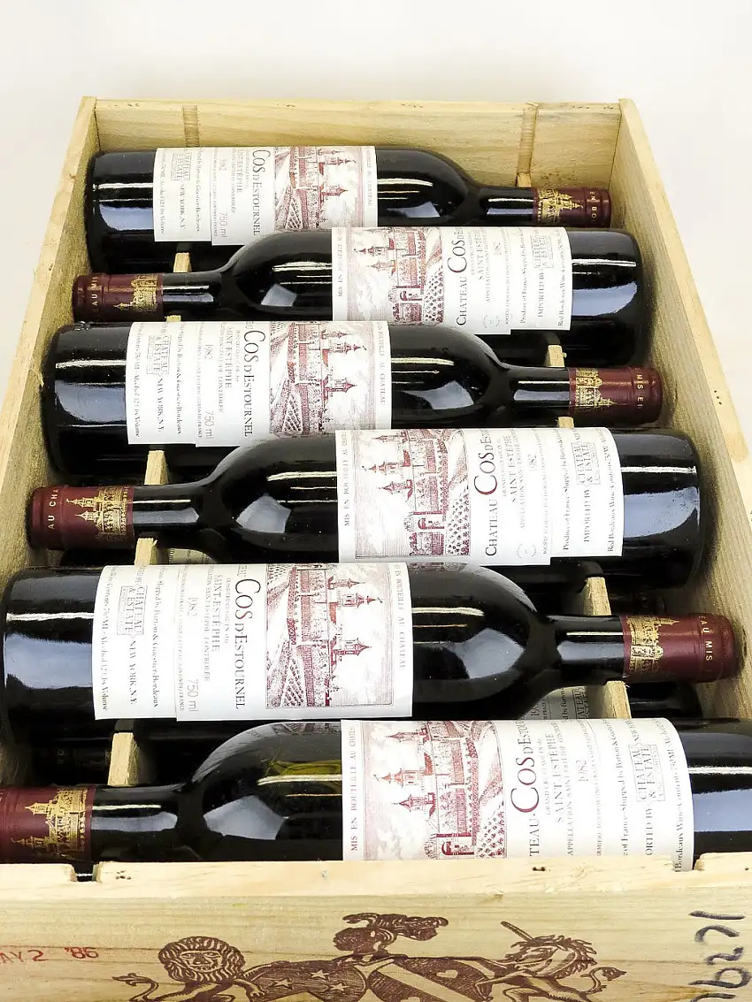 1982 Chateau Cos d'Estournel, Saint-Estephe, Case of 12 btls