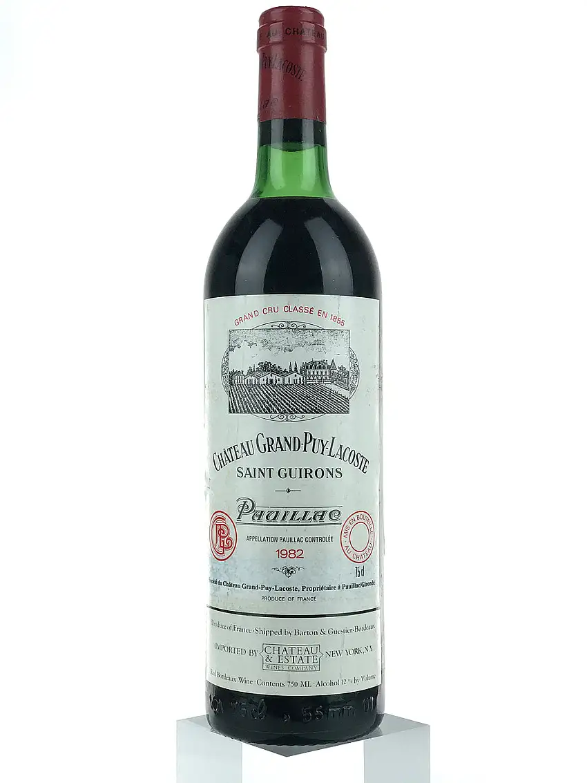 1982 Chateau Grand-Puy-Lacoste, Pauillac, Bottle (750ml) [Top Shoulder]