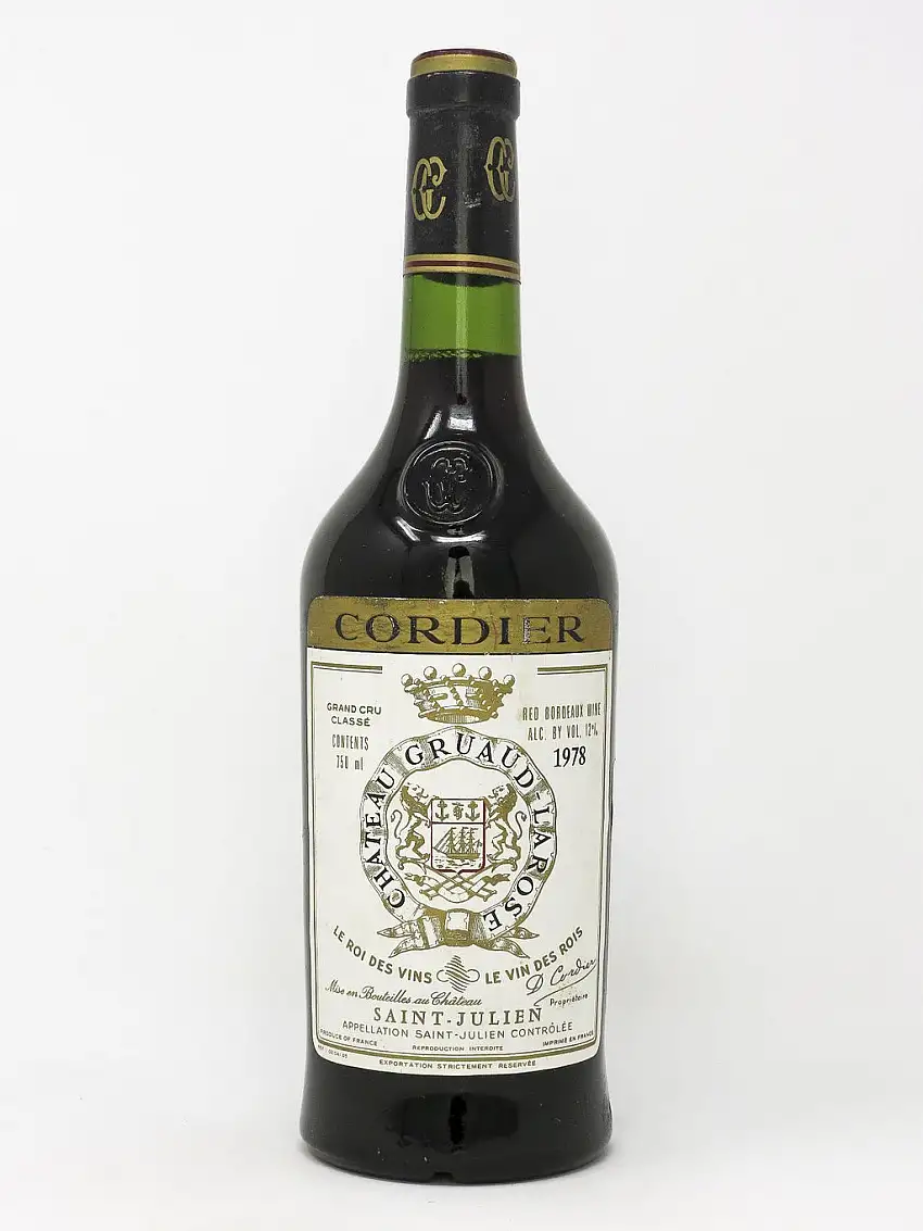 1978 Chateau Gruaud-Larose, Saint-Julien, Bottle (750ml)