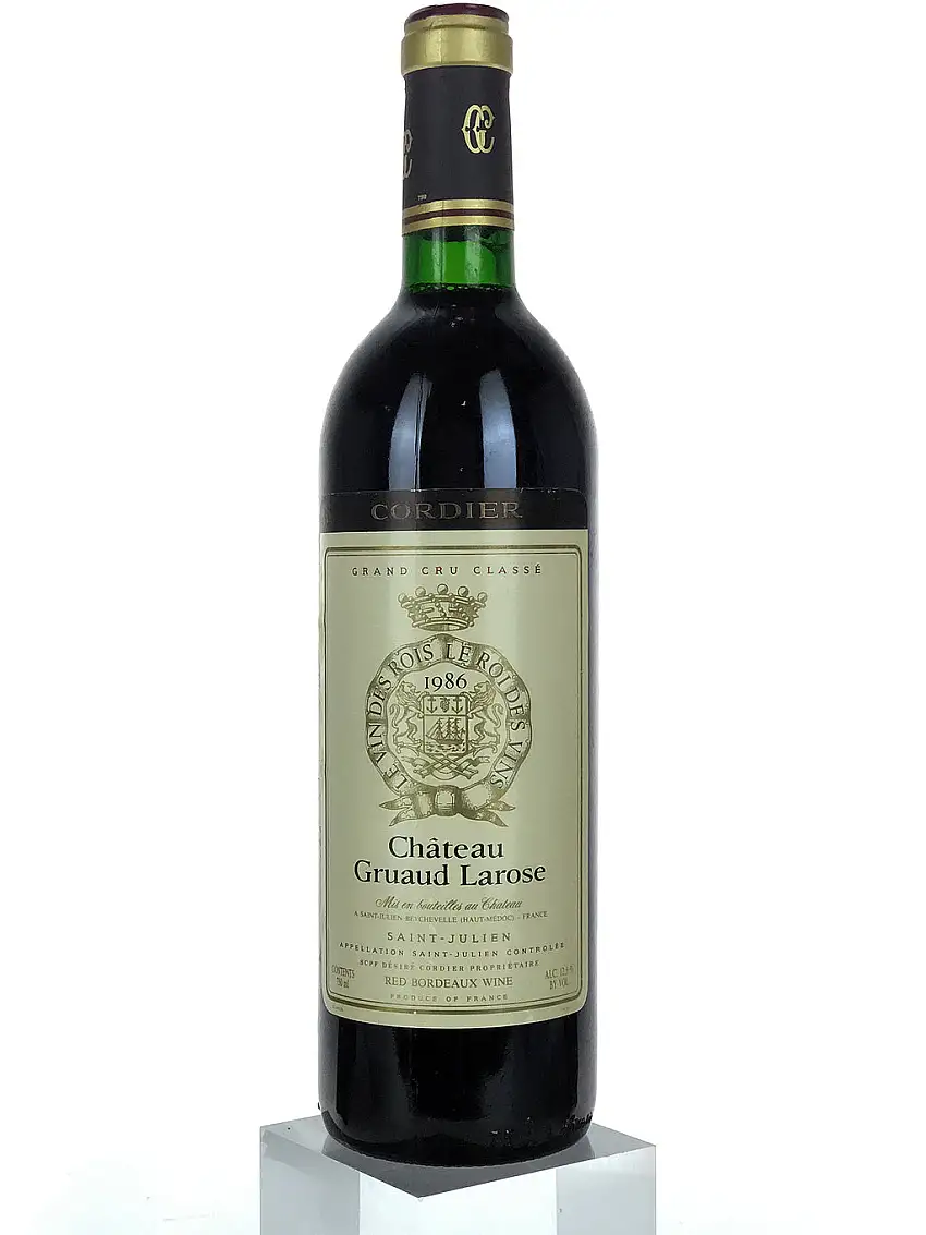 1986 Chateau Gruaud-Larose, Saint-Julien, Bottle (750ml)