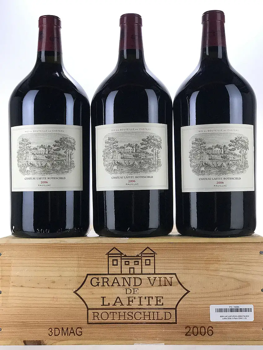 2006 Chateau Lafite Rothschild, Pauillac, Case of 3 D/Magnum