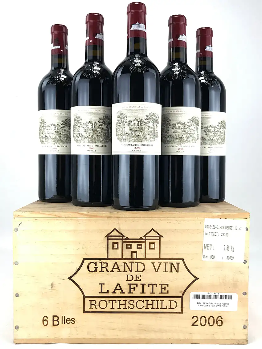 2006 Chateau Lafite Rothschild, Pauillac, Case of 6 btls, [Chateau Direct - Late Release]