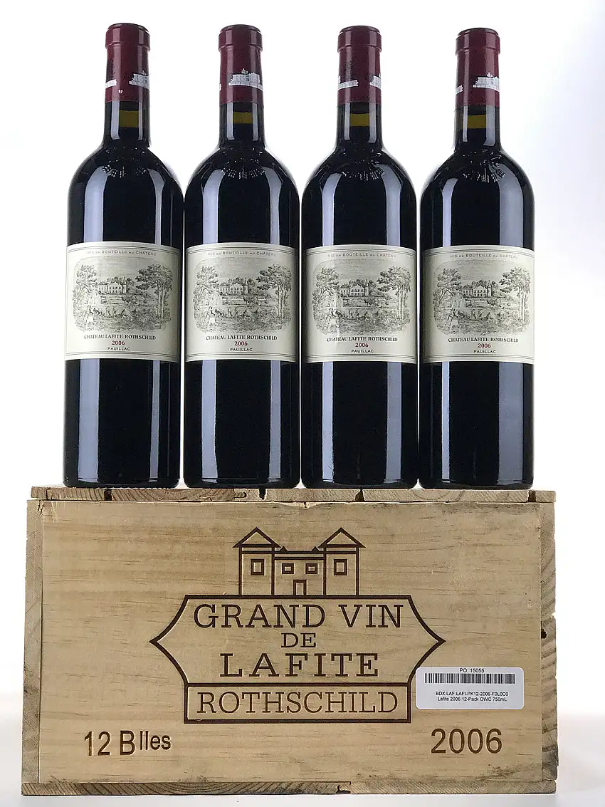 2006 Chateau Lafite Rothschild, Pauillac, Case of 12 btls, [Banded]