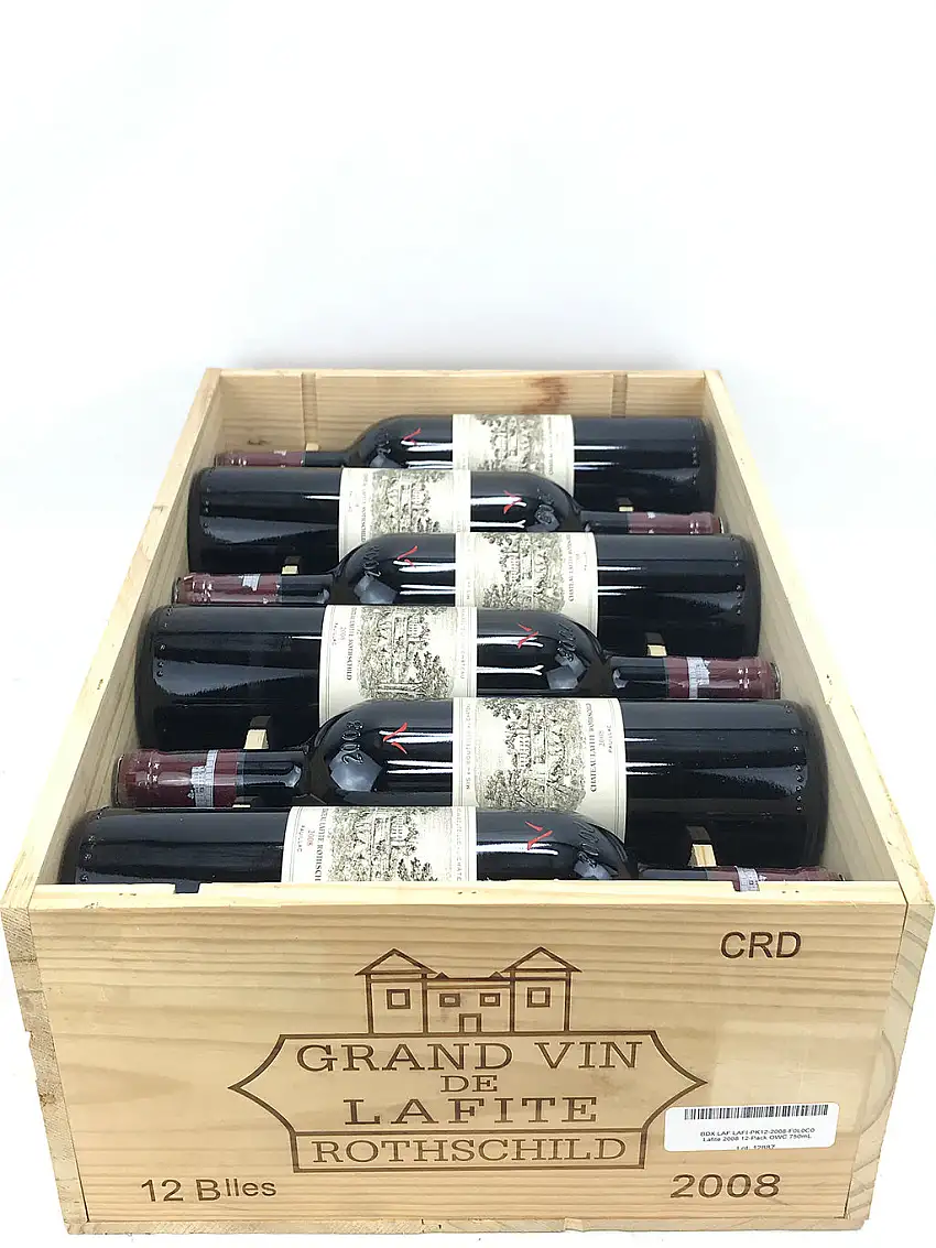 2008 Chateau Lafite Rothschild, Pauillac, Case of 12 btls