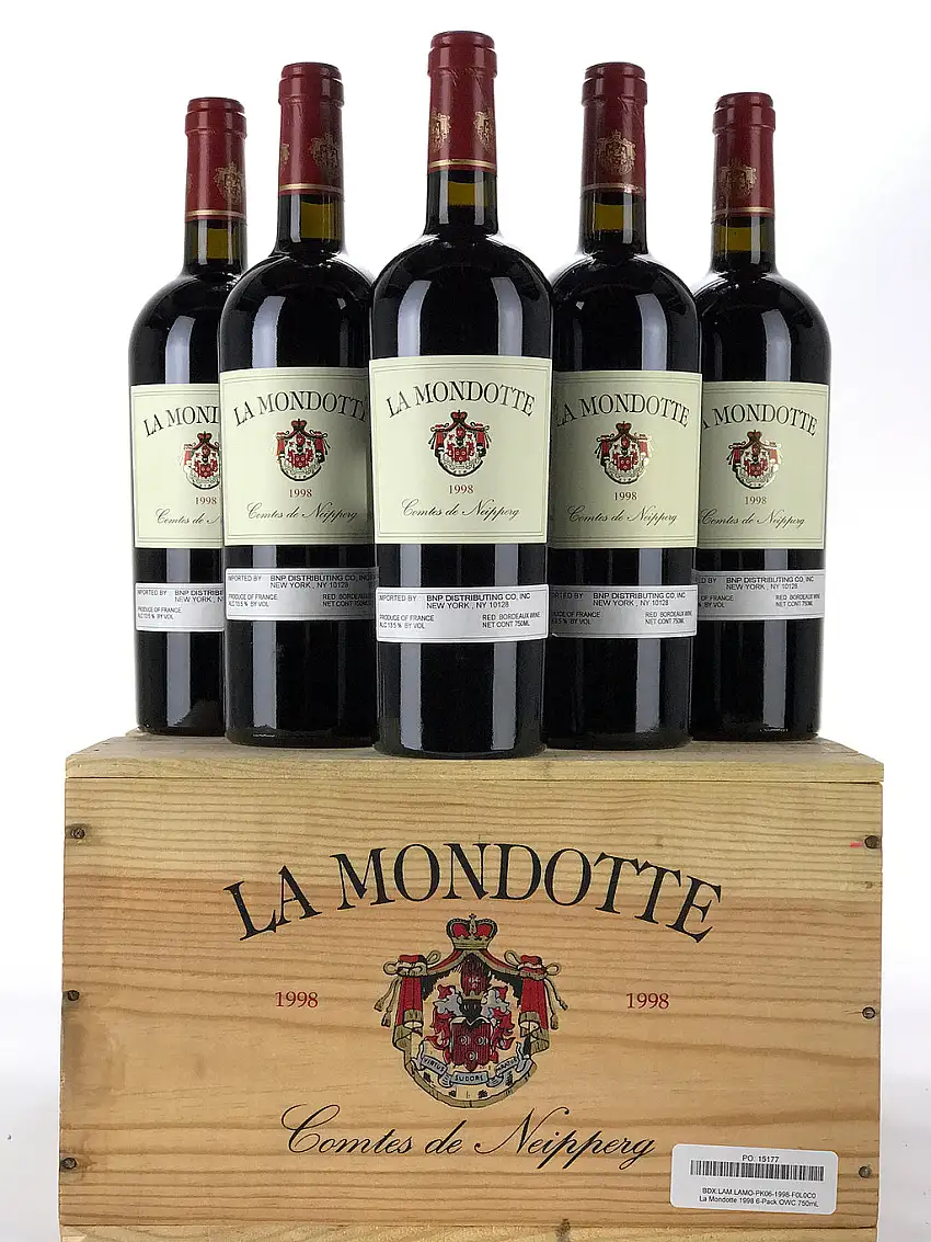1998 La Mondotte, Saint-Emilion Grand Cru, Case of 6 btls