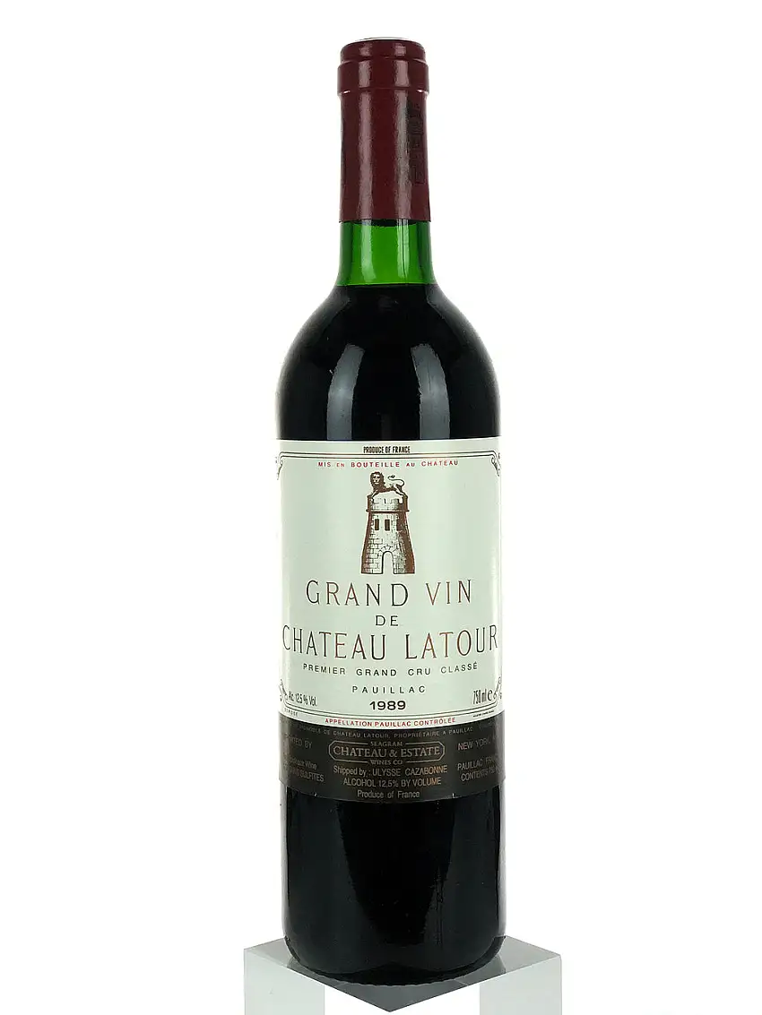1989 Chateau Latour, Pauillac, Bottle (750ml) [Top Shoulder]