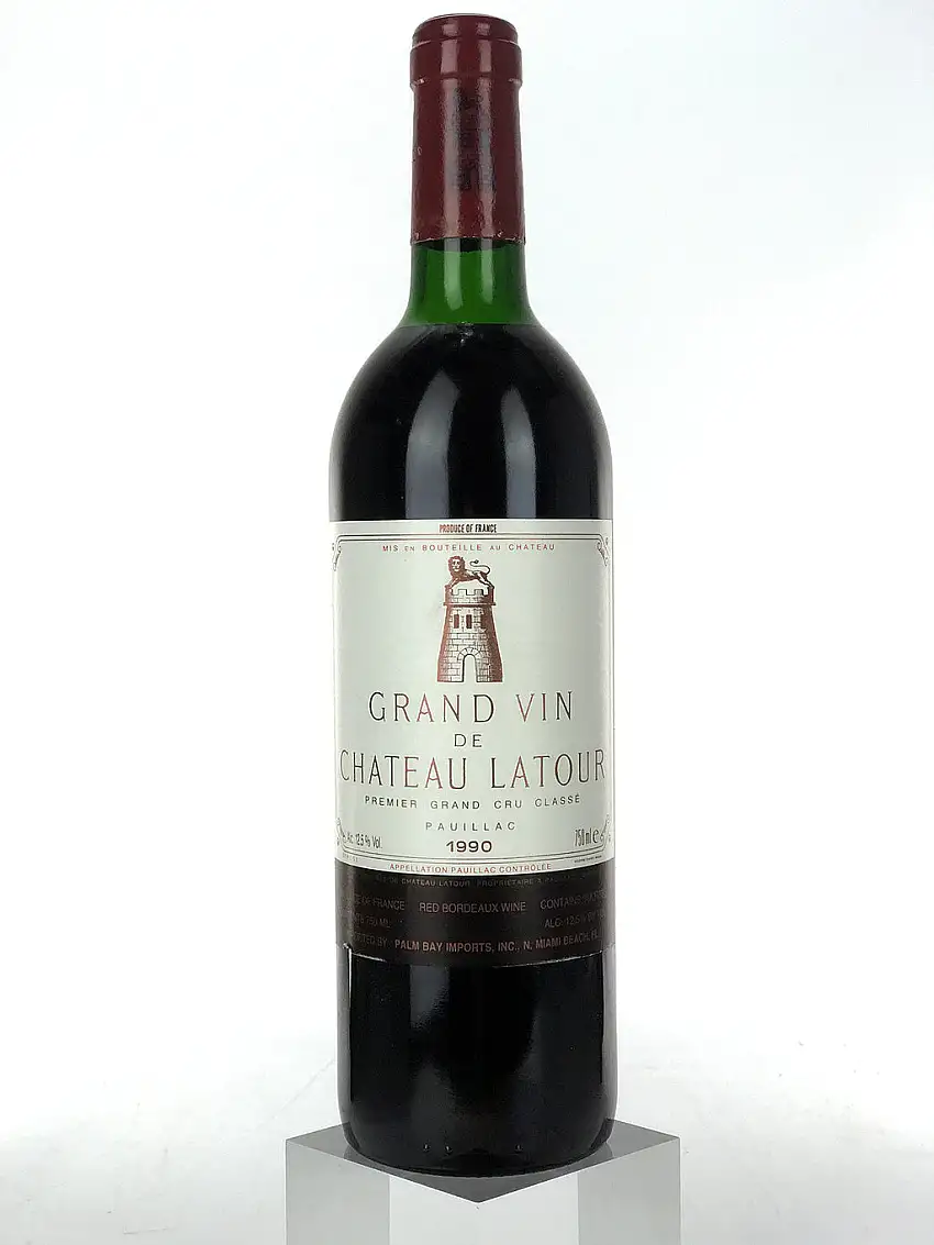 1990 Chateau Latour, Pauillac, Bottle (750ml) [Top Shoulder]