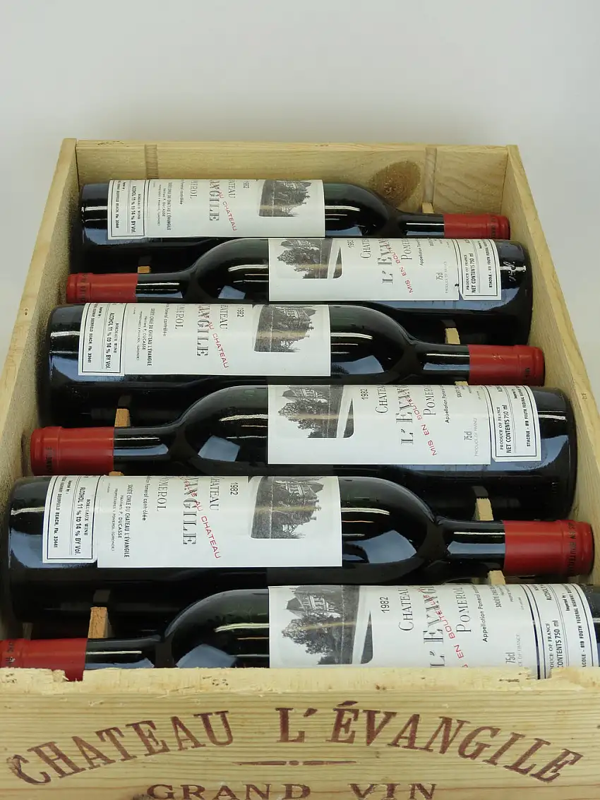 1982 Chateau L'Evangile, Pomerol, Case of 12 btls