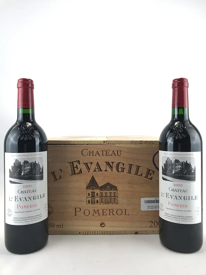 2000 Chateau L'Evangile, Pomerol, Case of 12 btls