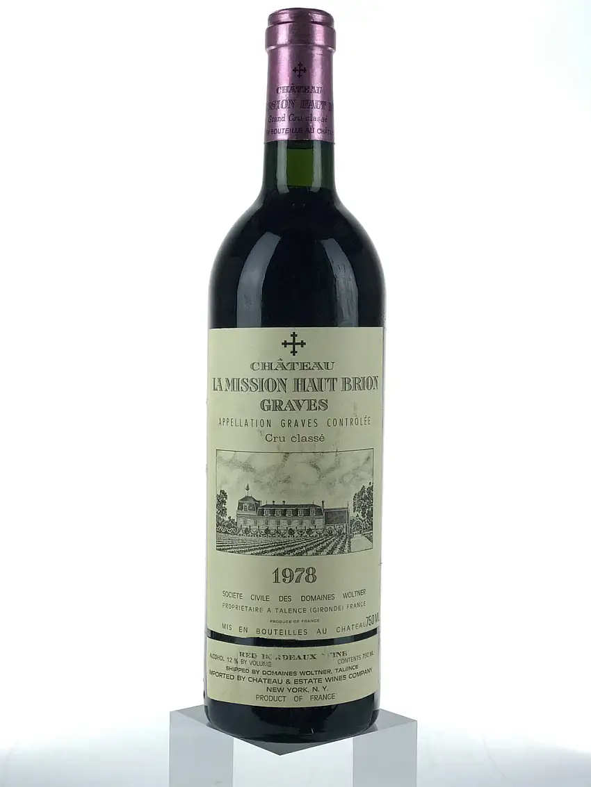 1978 Chateau La Mission Haut-Brion, Pessac-Leognan, Bottle (750ml)