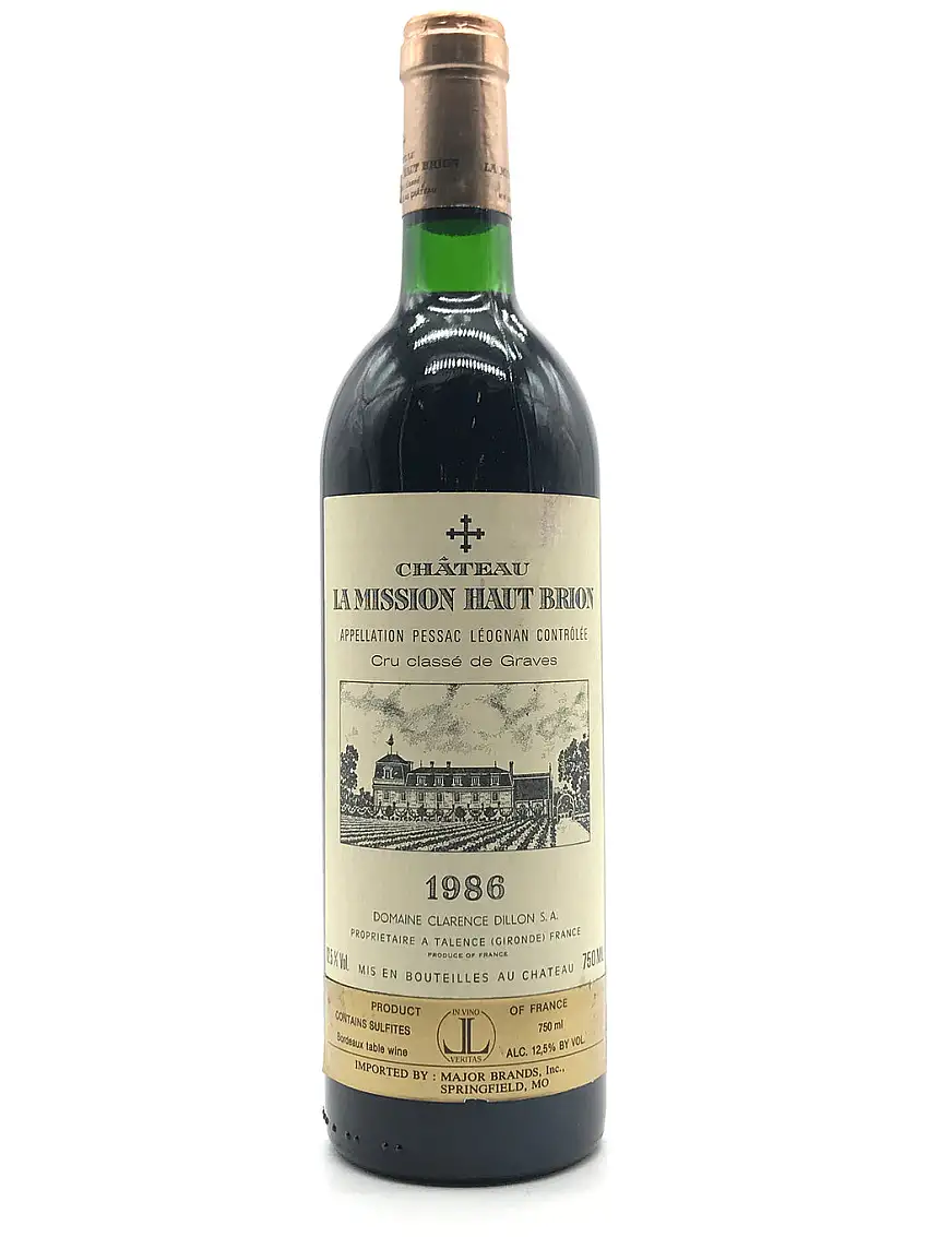 1986 Chateau La Mission Haut-Brion, Pessac-Leognan, Bottle (750ml) [corroded capsule]