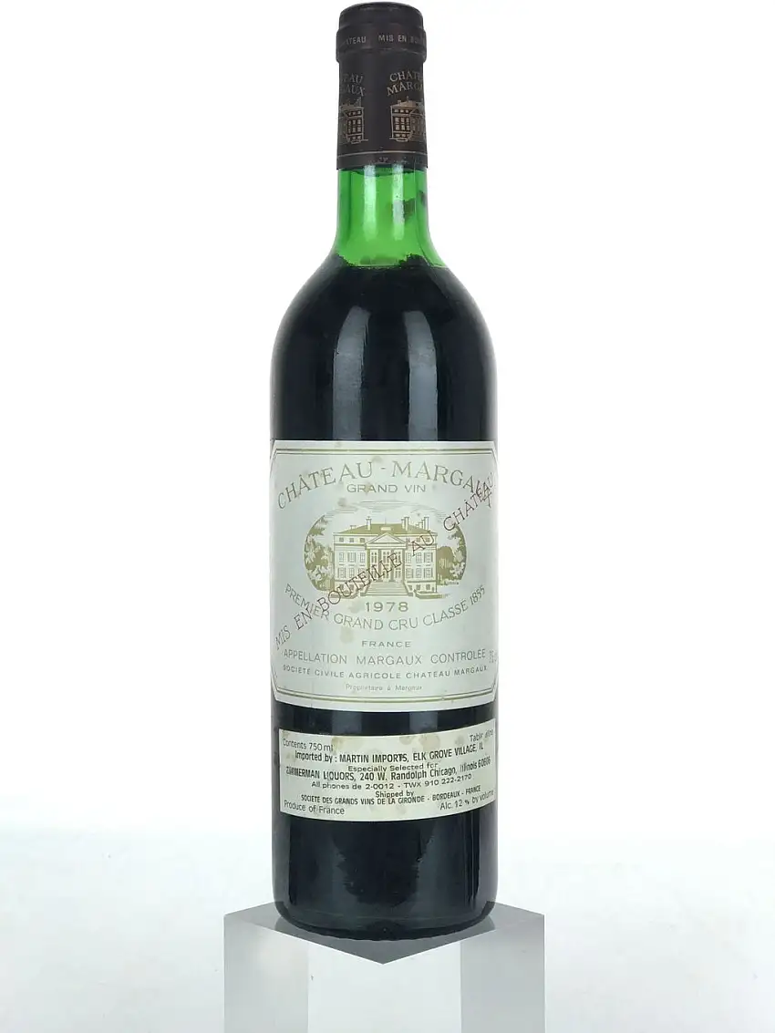 1978 Chateau Margaux, Margaux, Bottle (750ml) [High Shoulder]