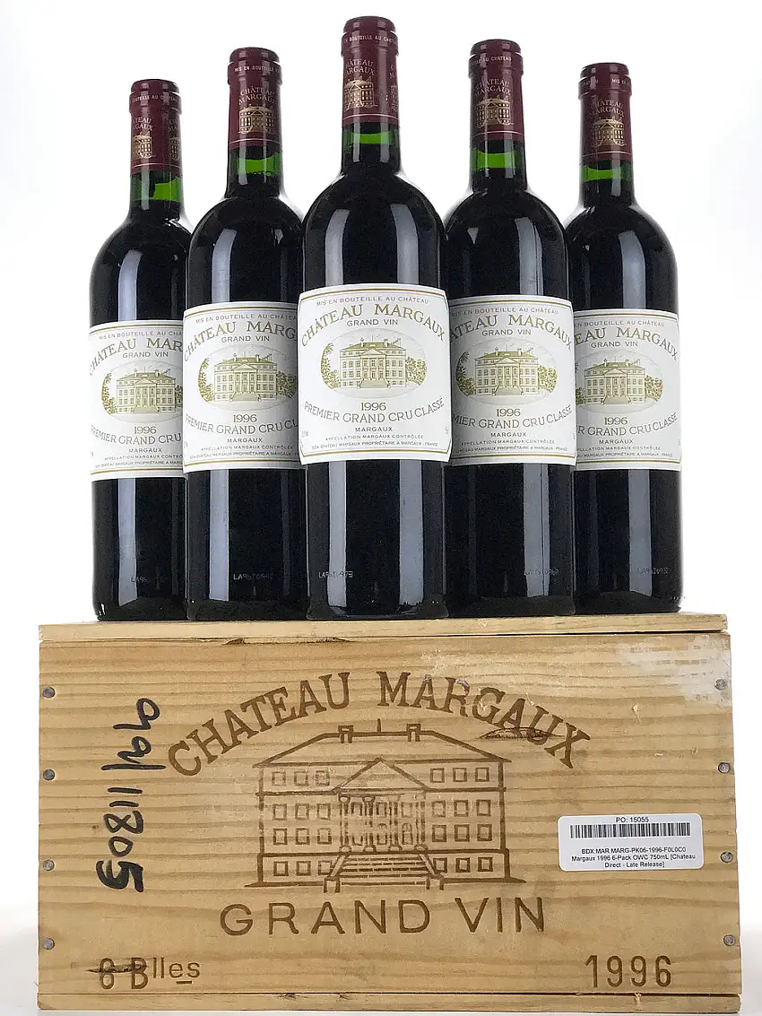 1996 Chateau Margaux, Margaux, Case of 6 btls, [Chateau Direct - Late Release]