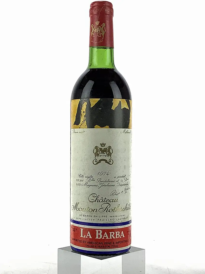 1974 Chateau Mouton Rothschild, Pauillac, Bottle (750ml)