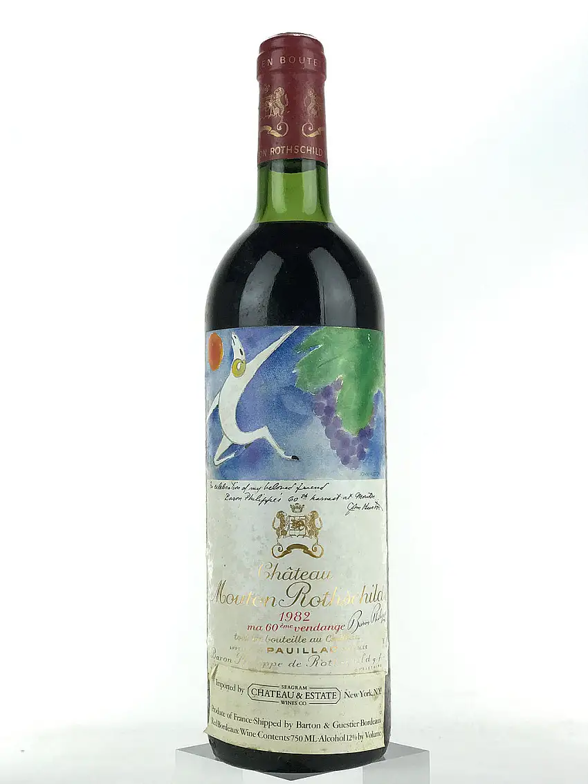 1982 Chateau Mouton Rothschild, Pauillac [Top Shoulder, Corroded Capsule], Bottle (750ml)