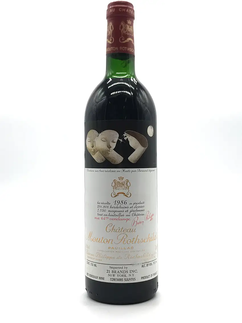 1986 Chateau Mouton Rothschild, Pauillac, Bottle (750ml) [Top Shoulder/Corroded Capsule]