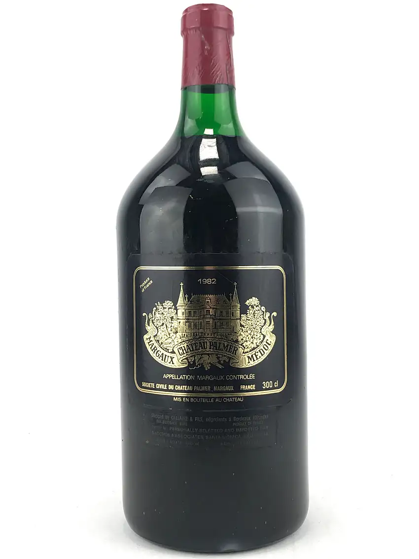 1982 Chateau Palmer, Margaux, D-Magnum (3L) [Top Shoulder]