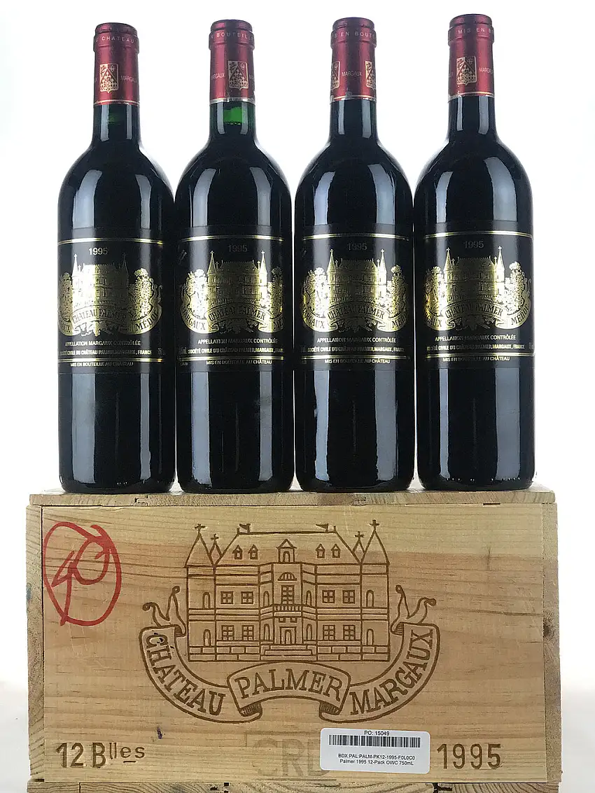 1995 Chateau Palmer, Margaux, Case of 12 btls