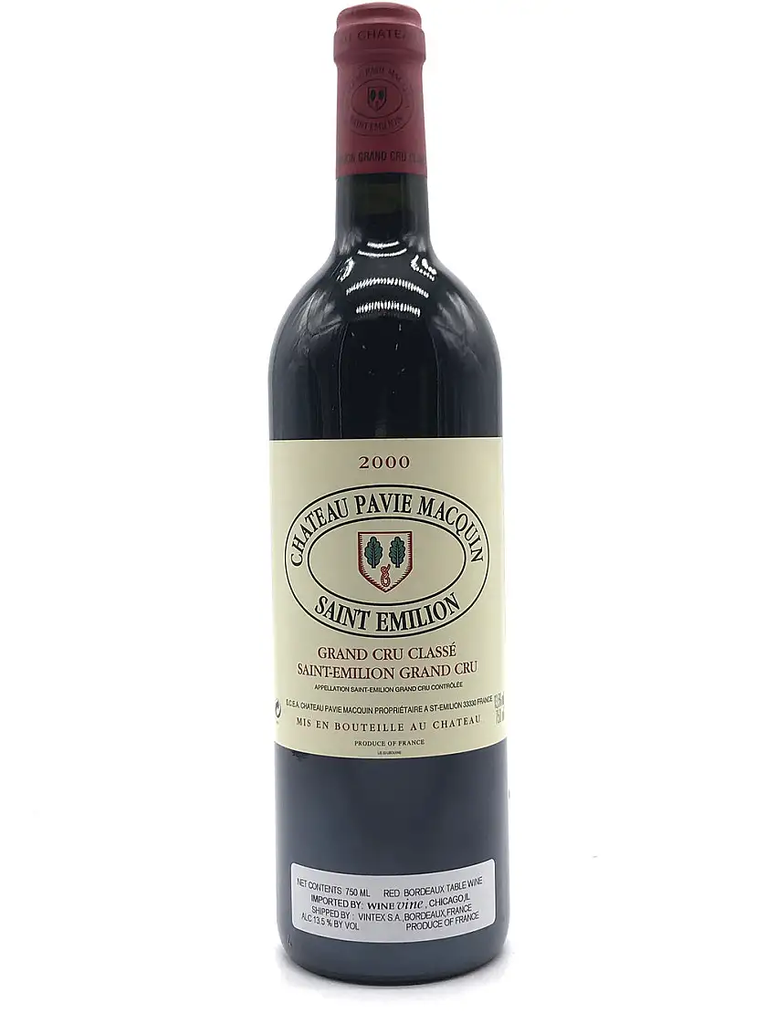 2000 Chateau Pavie Macquin, Saint-Emilion Grand Cru, Bottle (750ml)