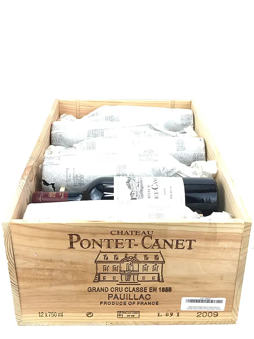 2009 Chateau Pontet-Canet, Pauillac, Case of 12 btls