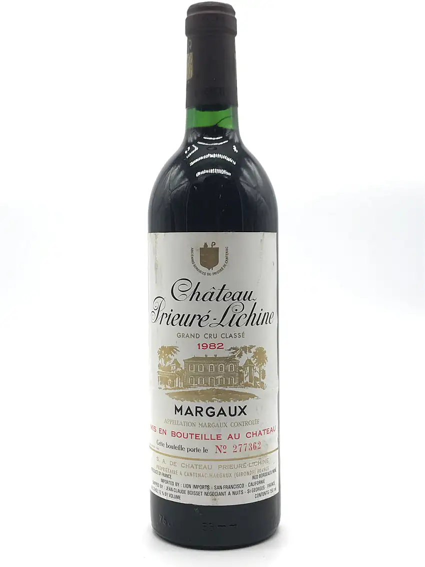 1982 Chateau Prieure-Lichine, Margaux, Bottle (750ml)