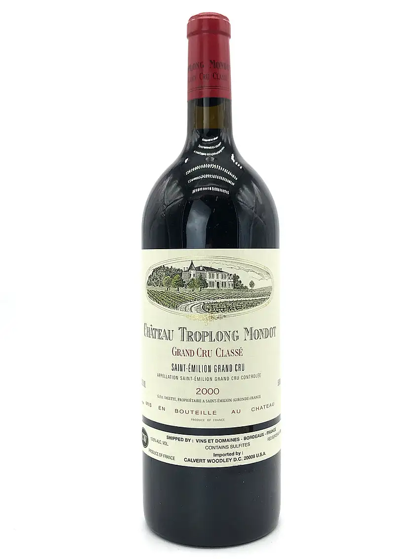 2000 Chateau Troplong Mondot, Saint-Emilion Grand Cru, Magnum (1.5L)
