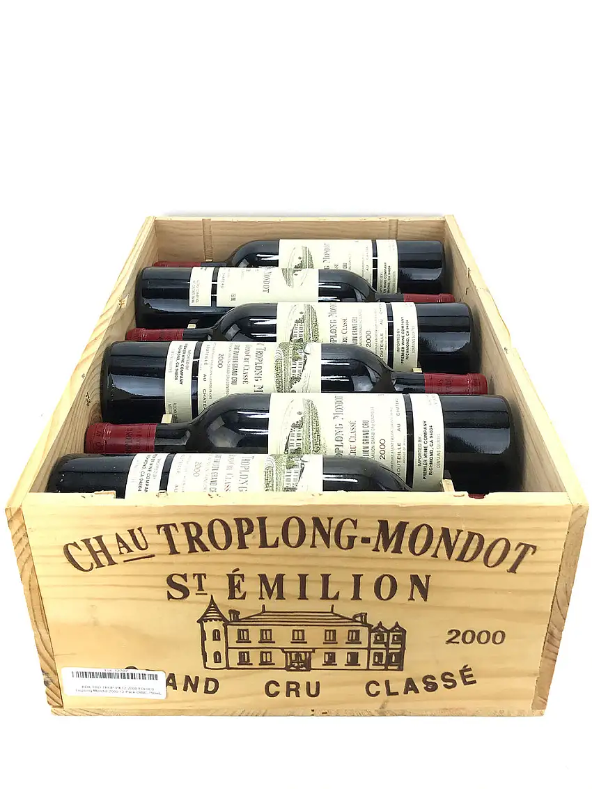 2000 Chateau Troplong Mondot, Saint-Emilion Grand Cru, Case of 12 btls