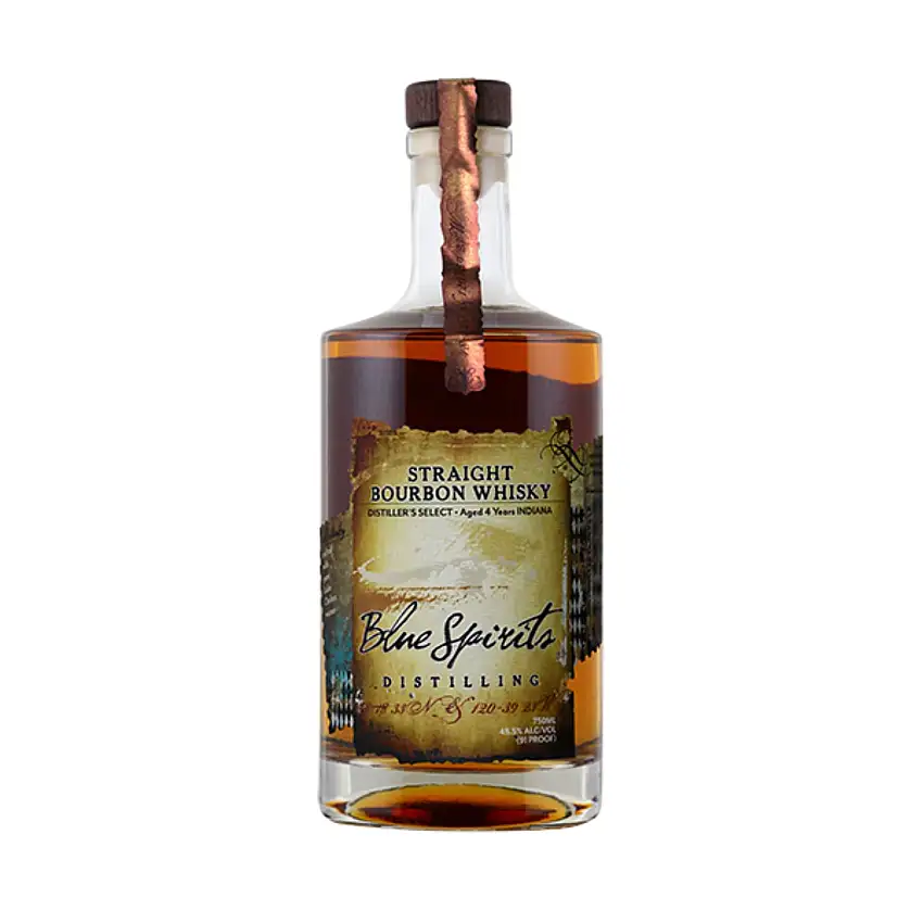 Blue Spirits Distilling Straight Bourbon Whisky Whiskey