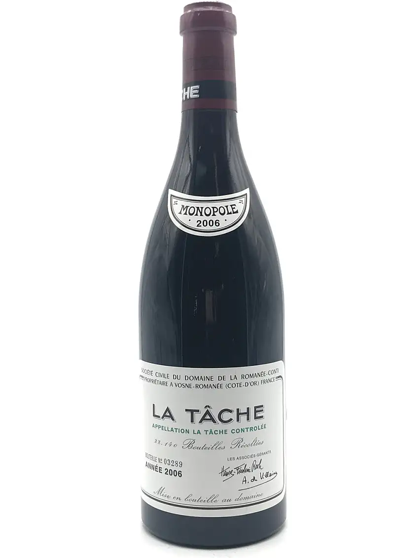 2006 Domaine de la Romanee-Conti, DRC, La Tache Grand Cru, Bottle (750ml)