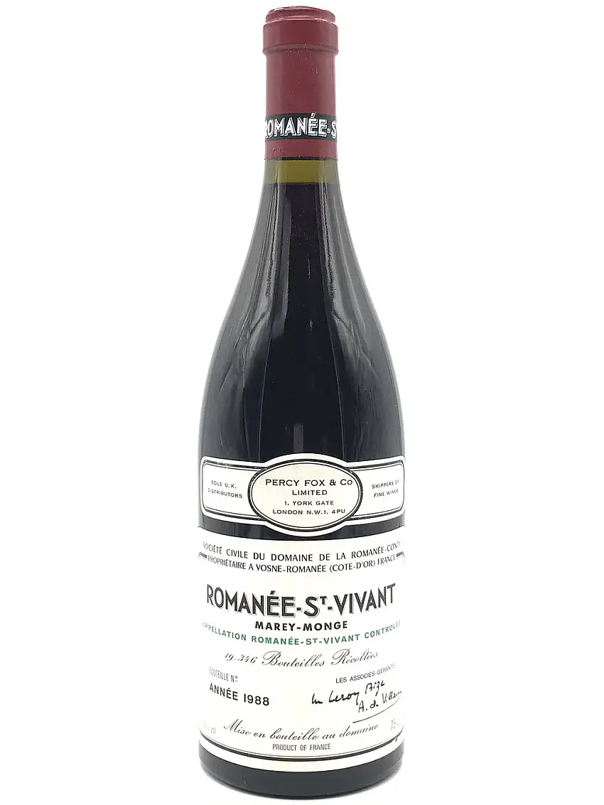 1988 Domaine de la Romanee-Conti, DRC, Romanee-Saint-Vivant Grand Cru, Bottle (750ml)