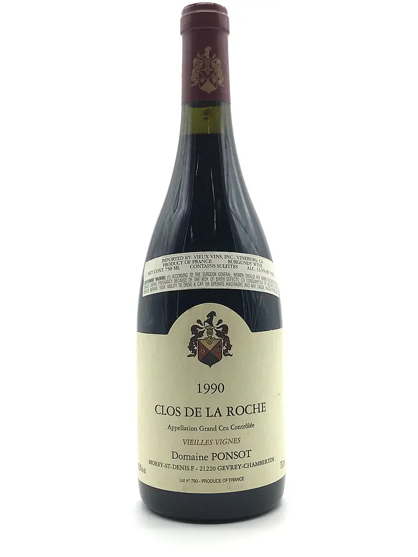 1990 Domaine Ponsot, Clos de la Roche Grand Cru, Cuvee Vieilles Vignes, Bottle (750ml)