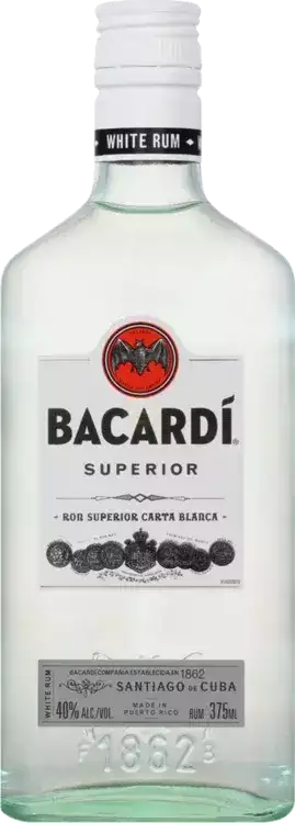 Bacardi Carta Blanca Superior White Rum 375ml