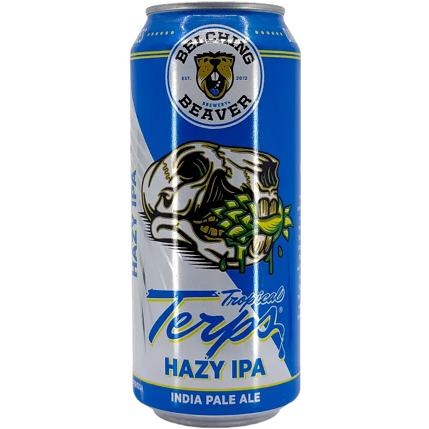 Belching Beaver Brewery 'Tropical Terps' IPA Beer, California